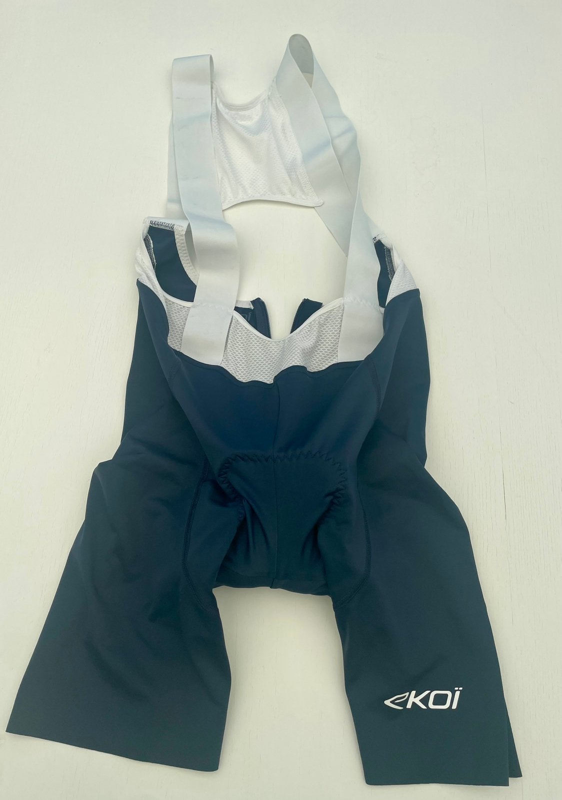 Fietsbroek Ekoï - marineblauw - maat L - nieuw, Fietsen en Brommers, Fietsaccessoires | Fietskleding, Ophalen of Verzenden, Zo goed als nieuw