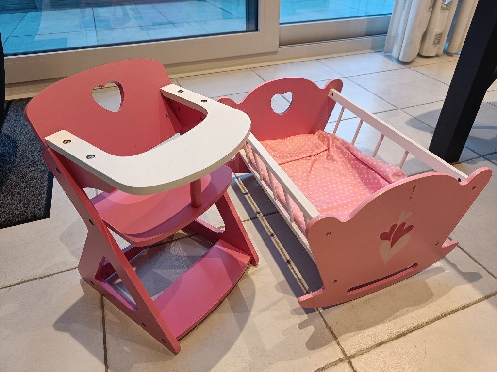 Poppenbedje en poppenstoeltje, Ophalen, Gebruikt