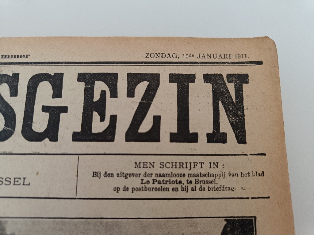 Het huisgezin – ingebonden weekblad 1911, Ophalen of Verzenden, Gelezen, Krant