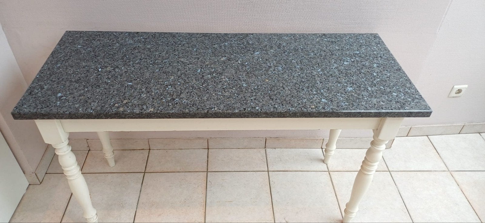 Granieten tafelblad, Ophalen, Overige materialen, 100 tot 150 cm, 50 tot 100 cm
