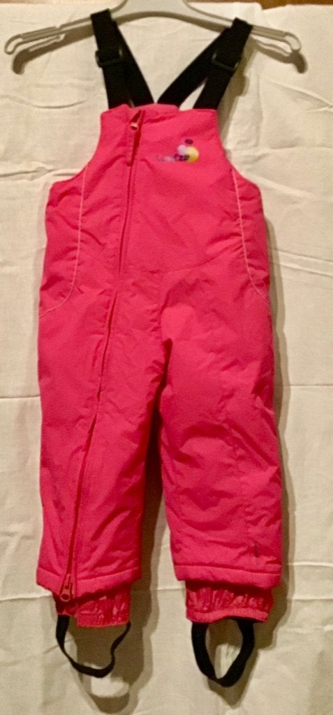 3 ski- of winteroveralls voor kinderen/74-86 - 4 jaar, Kinderen en Baby's, Ophalen of Verzenden, Gebruikt, Décathlon, Meisje
