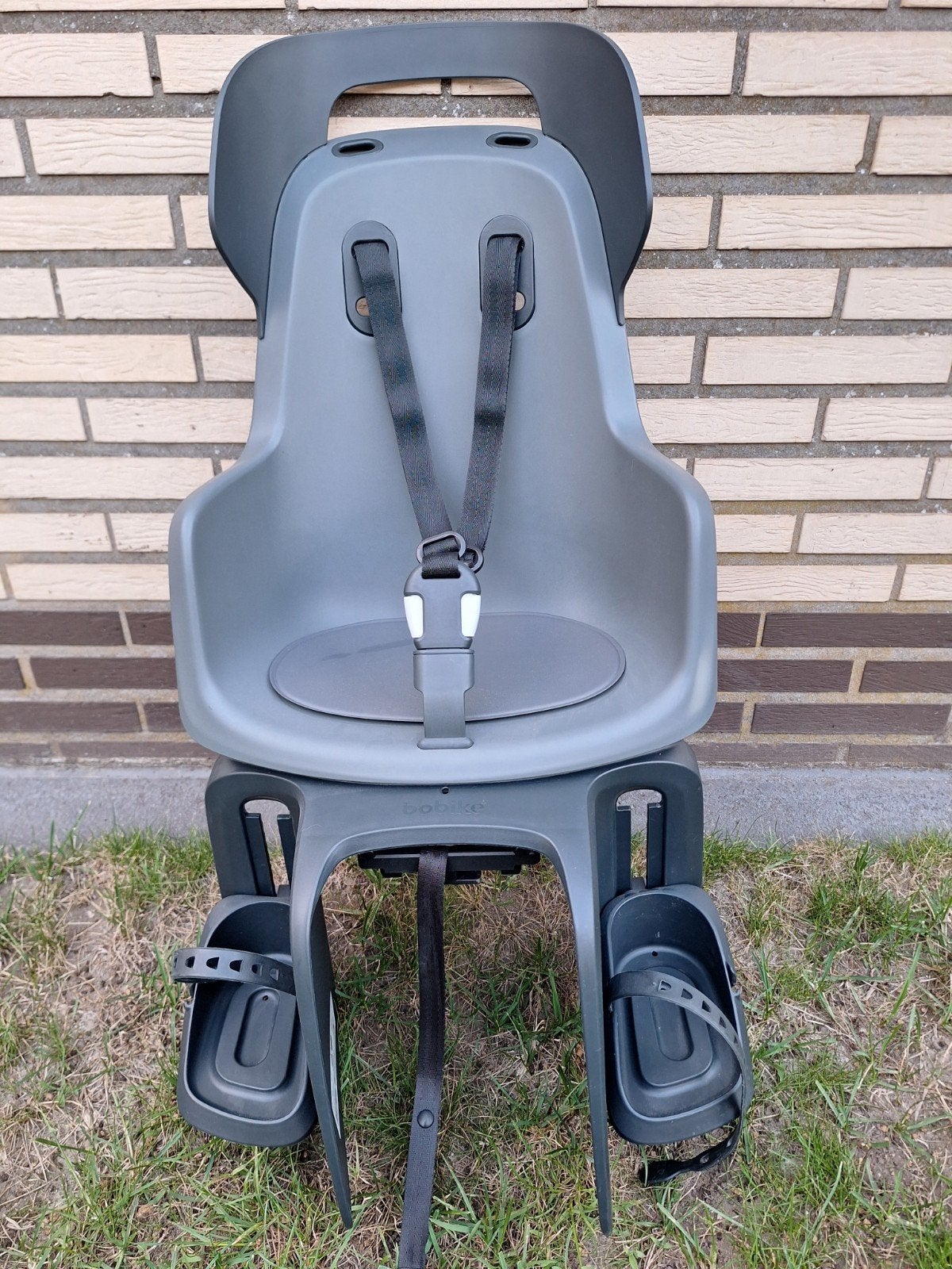 Fietsstoel Bobike Maxi Go Mik HD (nieuwstaat), Fietsen en Brommers, Ophalen, Achterzitje, Voetsteuntjes, Zo goed als nieuw