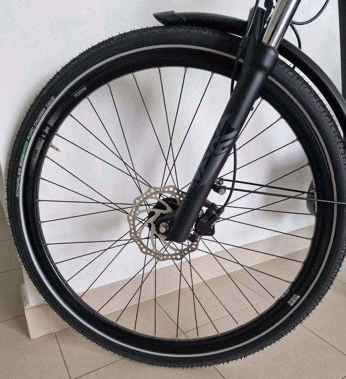 Vélo de ville Thompson Tulsa 24 vitesses, taille 56, noir en, Vélos & Vélomoteurs, Neuf, Enlèvement, Plus de 20 vitesses, Frein à disque