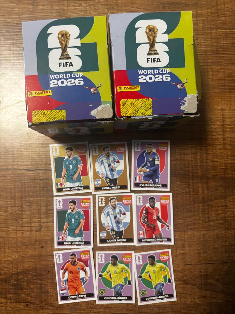 LOT ULTRA RARE – PANINI EXTRA STICKERS FIFA WORLD CUP 2026, Collections, Enlèvement