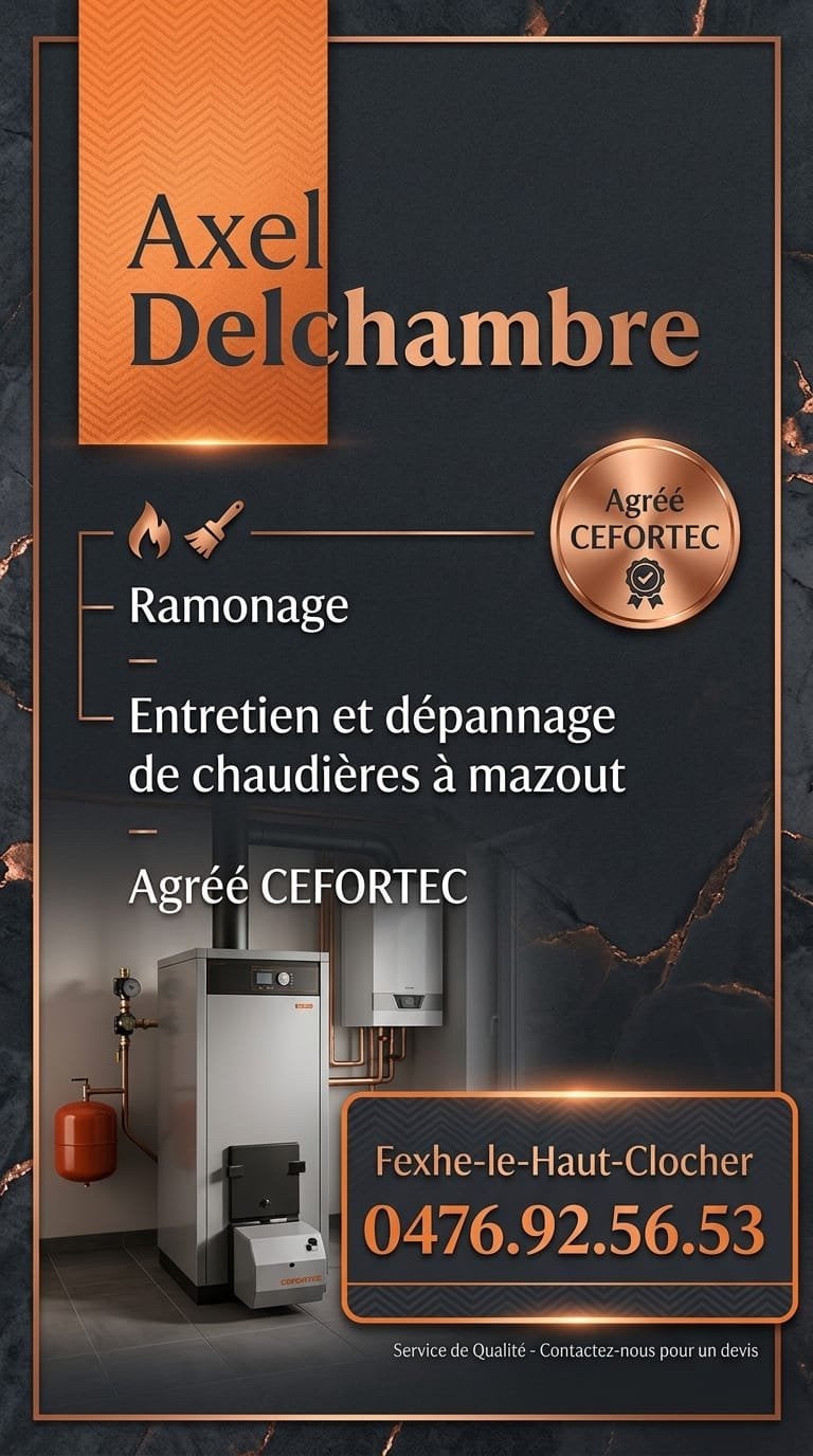 Entretien chaufiere a mazout, Enlèvement ou Envoi, Comme neuf