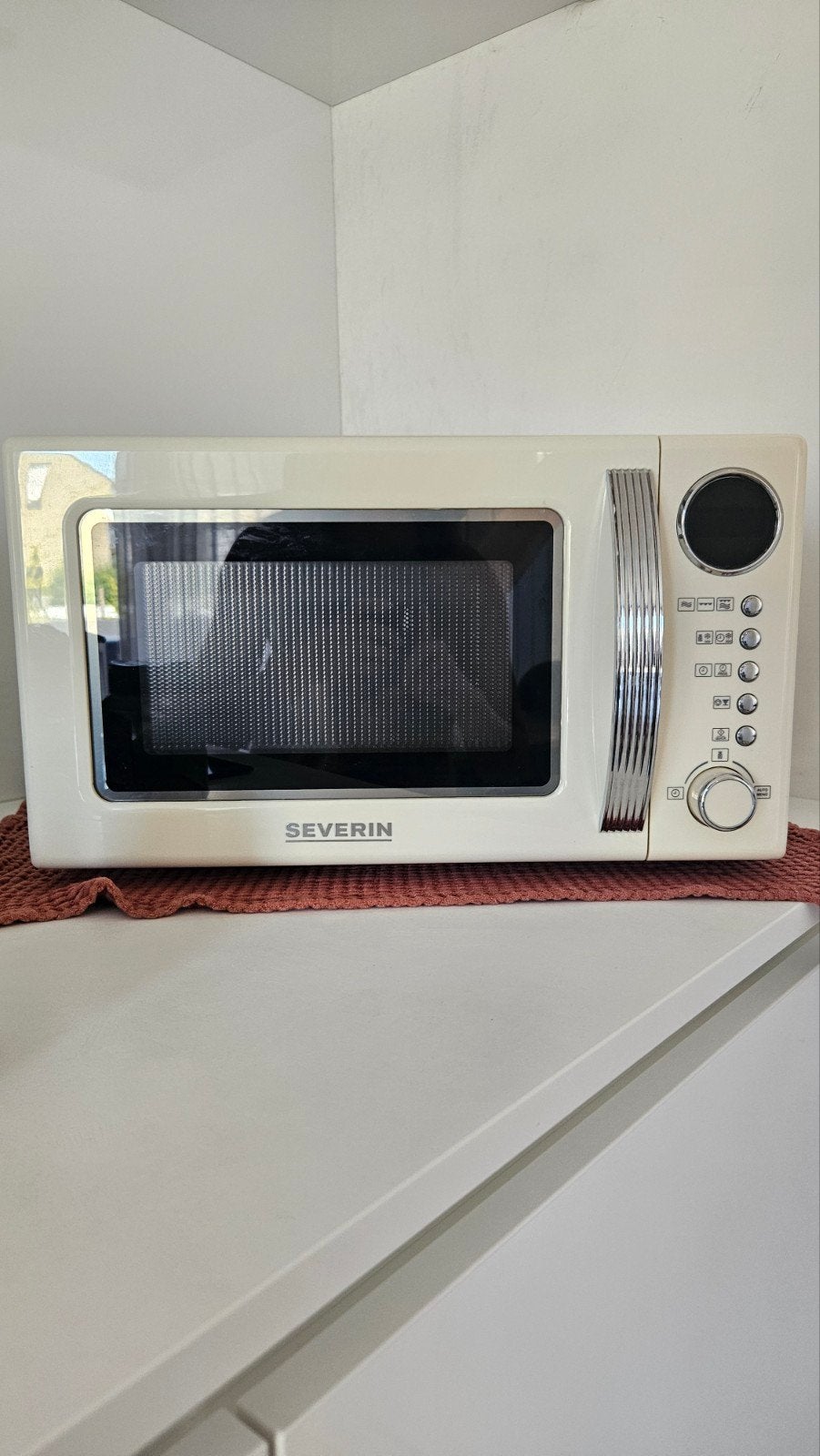 Mooie Retro Microgolfoven, Elektronische apparatuur, Ophalen, Zo goed als nieuw, Draaiplateau, Minder dan 45 cm