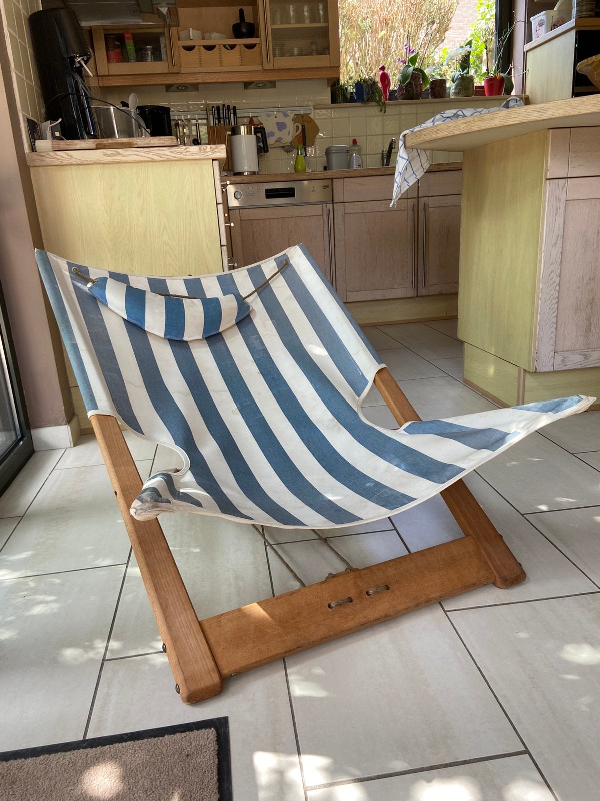 Chaise de plage vintage, Enlèvement, Utilisé