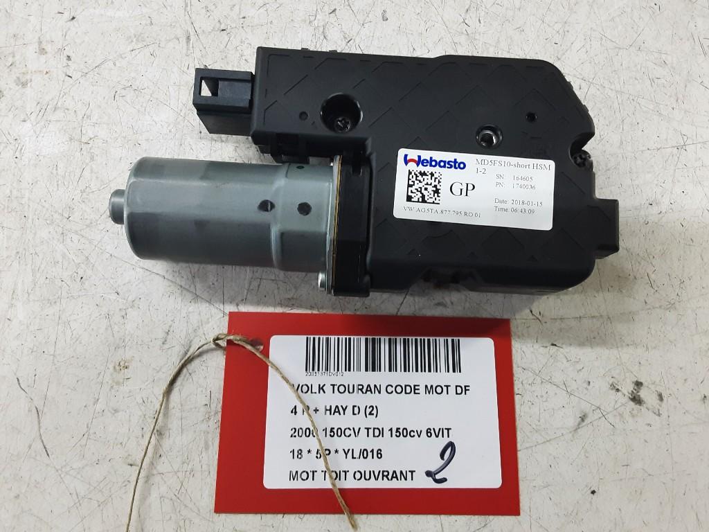 TOIT OUVRANT MOTEUR Volkswagen Touran (5T1) (5TA877795), Volkswagen, Mevr. I. Hauben, Utilisé, Rue de l'Espoir 34 34
4030  GRIVEGNÉE, BE
