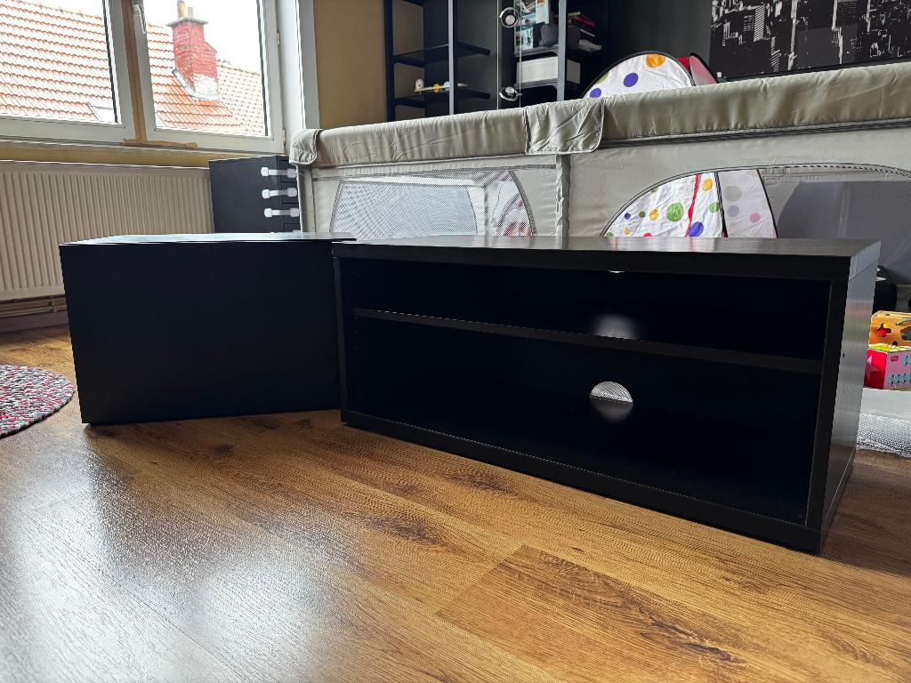 2 Ikea Besta TV kasten, Ophalen, 50 tot 100 cm, Zo goed als nieuw, Minder dan 100 cm