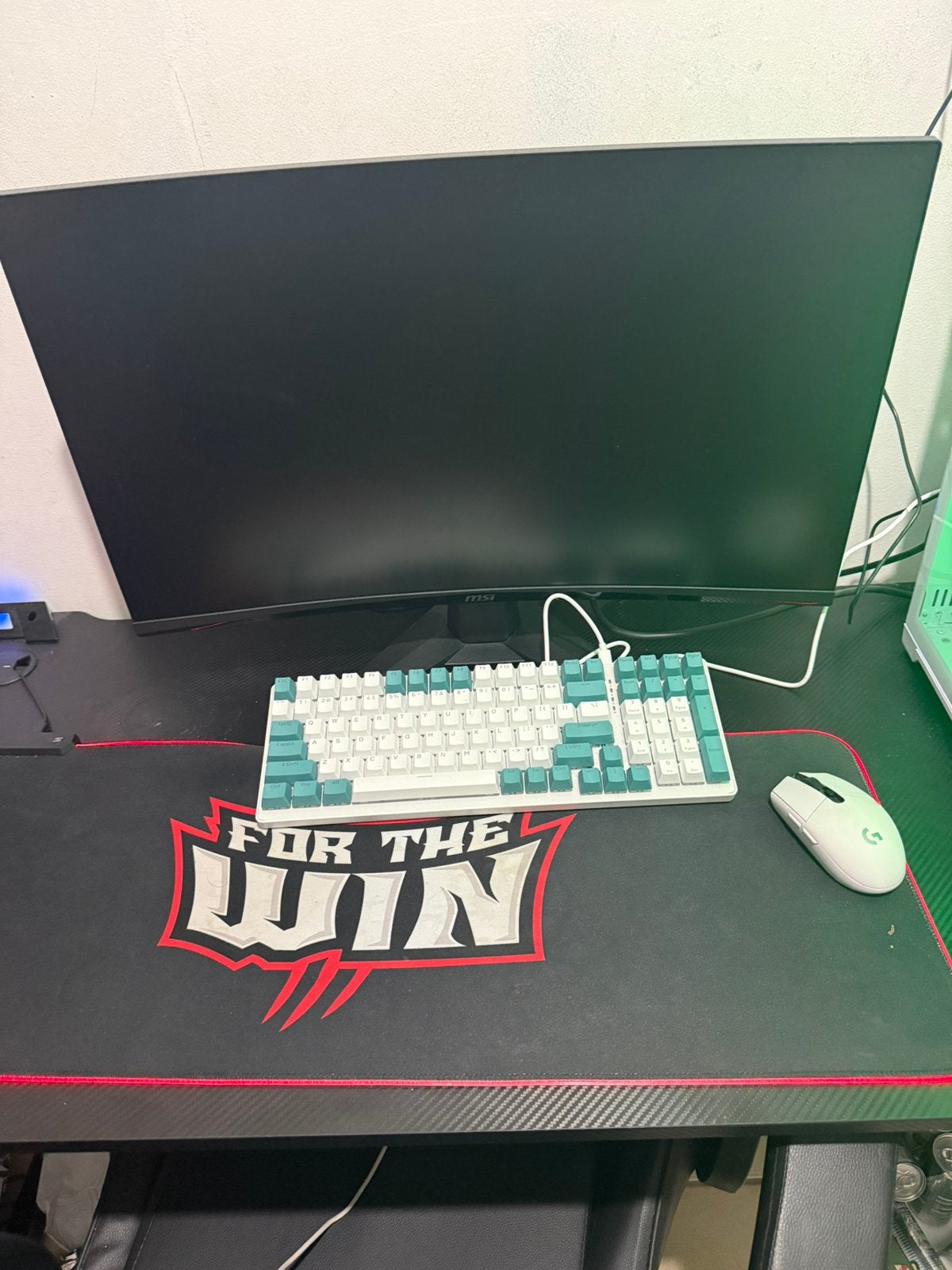 Gaming set monitor pc, Ophalen, Zo goed als nieuw, Gaming