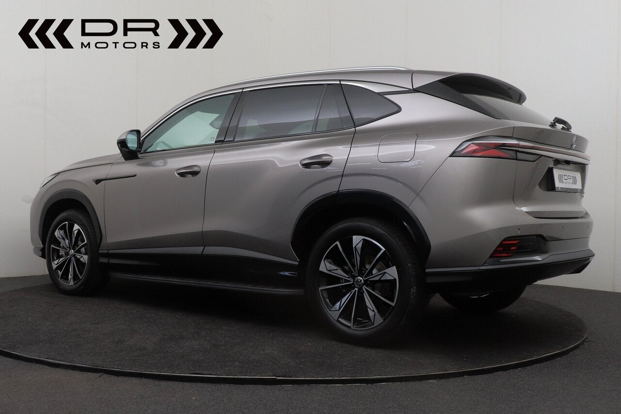 MG HS Plug In Hybrid 258 - 100KM EV - LUXURY - TOPSTAAT - A, Autos, Euro 6, Noir, 5 places, Automatique