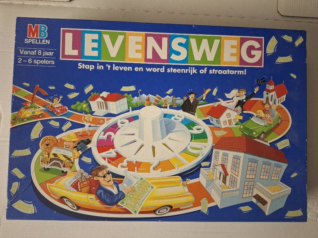 Levensweg bordspel, Ophalen, Zo goed als nieuw