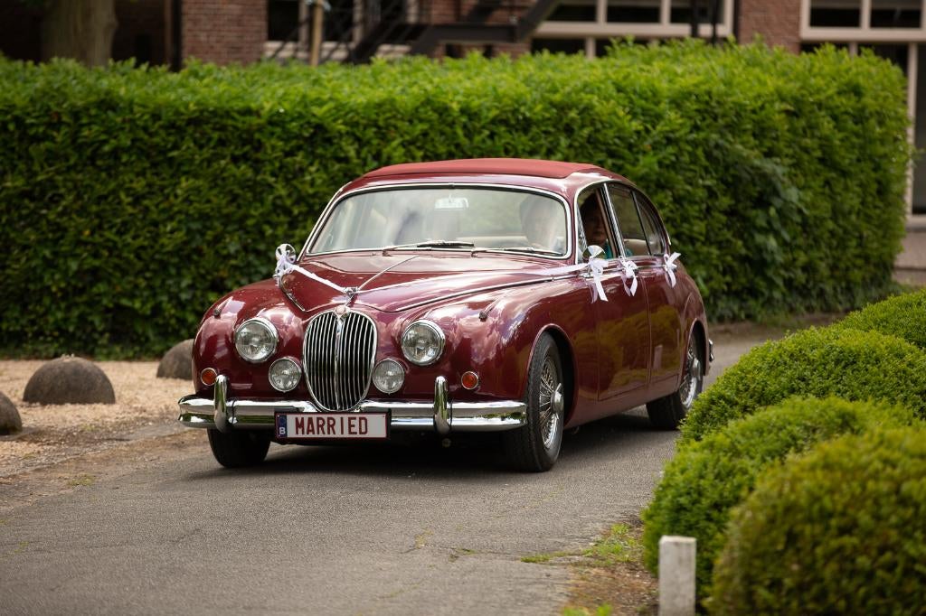 oldtimer, Auto's, 4 deurs, Beige, Leder en Stof, Berline