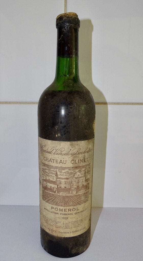 Chateau Client Pomerol 1959, Verzamelen, Ophalen, Gebruikt, Frankrijk, Rode wijn