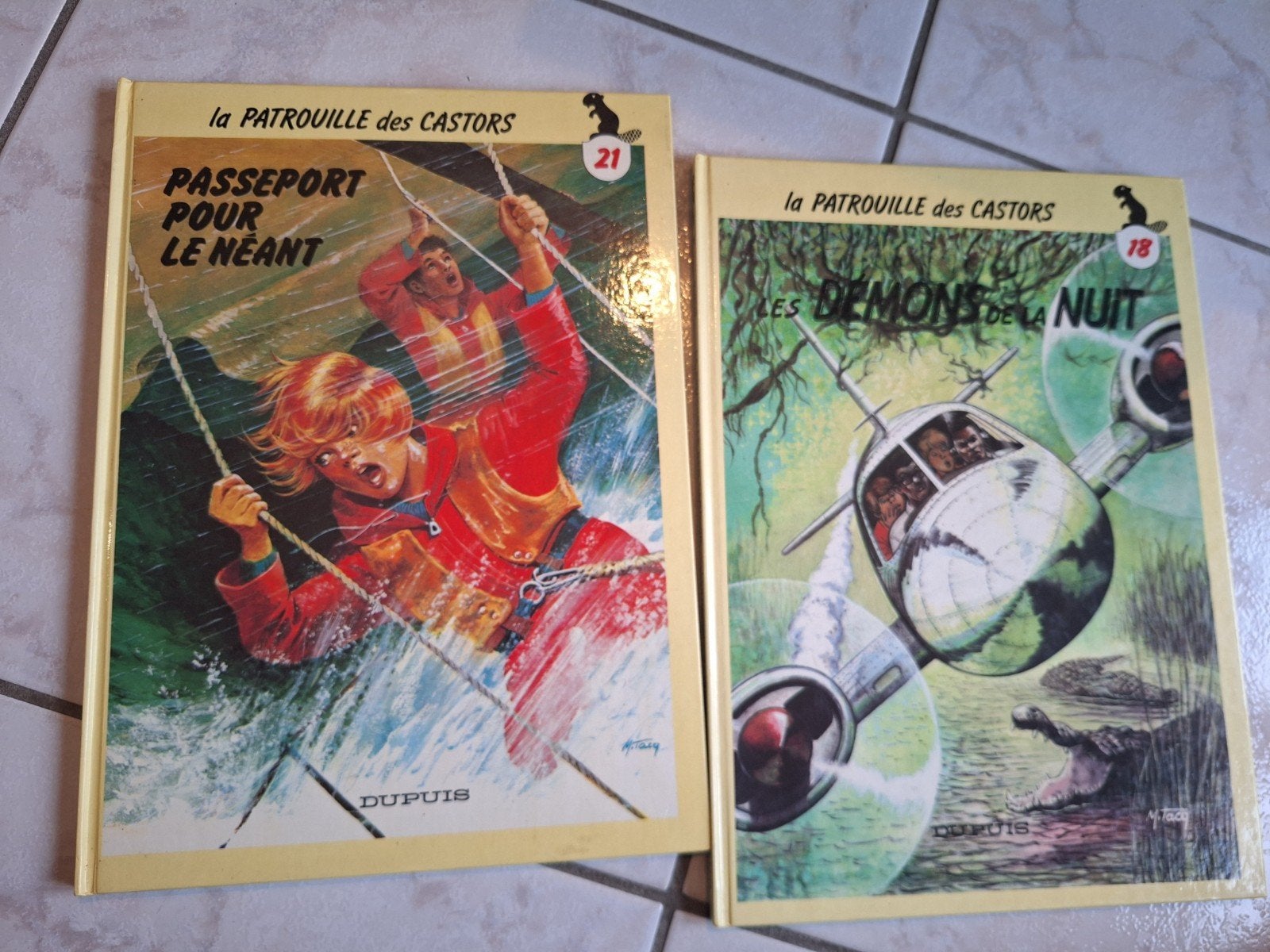 Lot de 2 Bd La Patrouille des Castors 18,21 pour 12€, Une BD, Enlèvement, Comme neuf