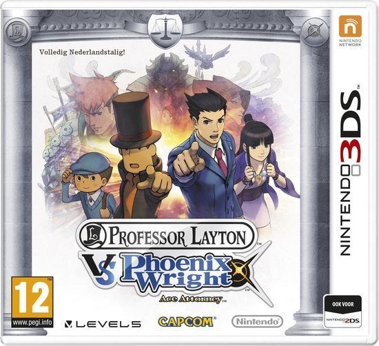 Nintendo  3ds  professor layton  vs phoenix, Games en Spelcomputers, Ophalen of Verzenden, Zo goed als nieuw, Avontuur en Actie