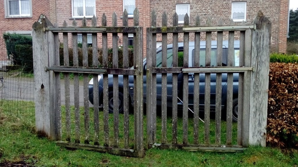 Tuinpoort, Tuin en Terras, Tuinpoorten, Ophalen, Gebruikt, 100 tot 150 cm, 150 tot 200 cm