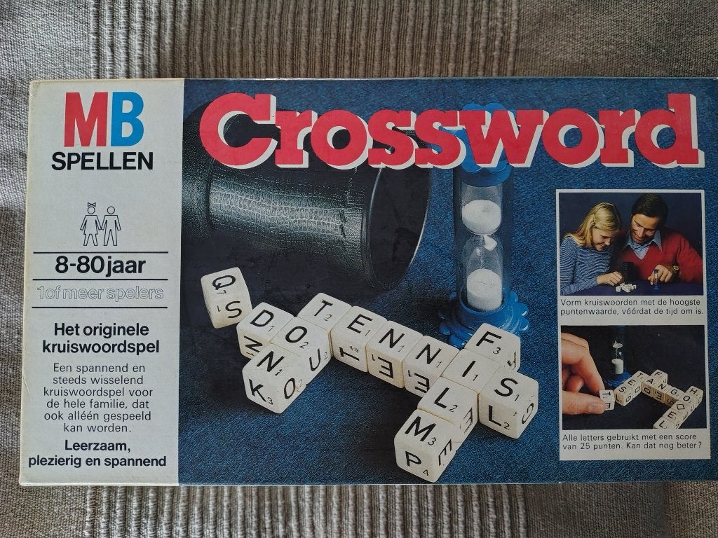 Crossword van MB in prima staat, Gebruikt, MB spellen, Ophalen of Verzenden, Een of twee spelers
