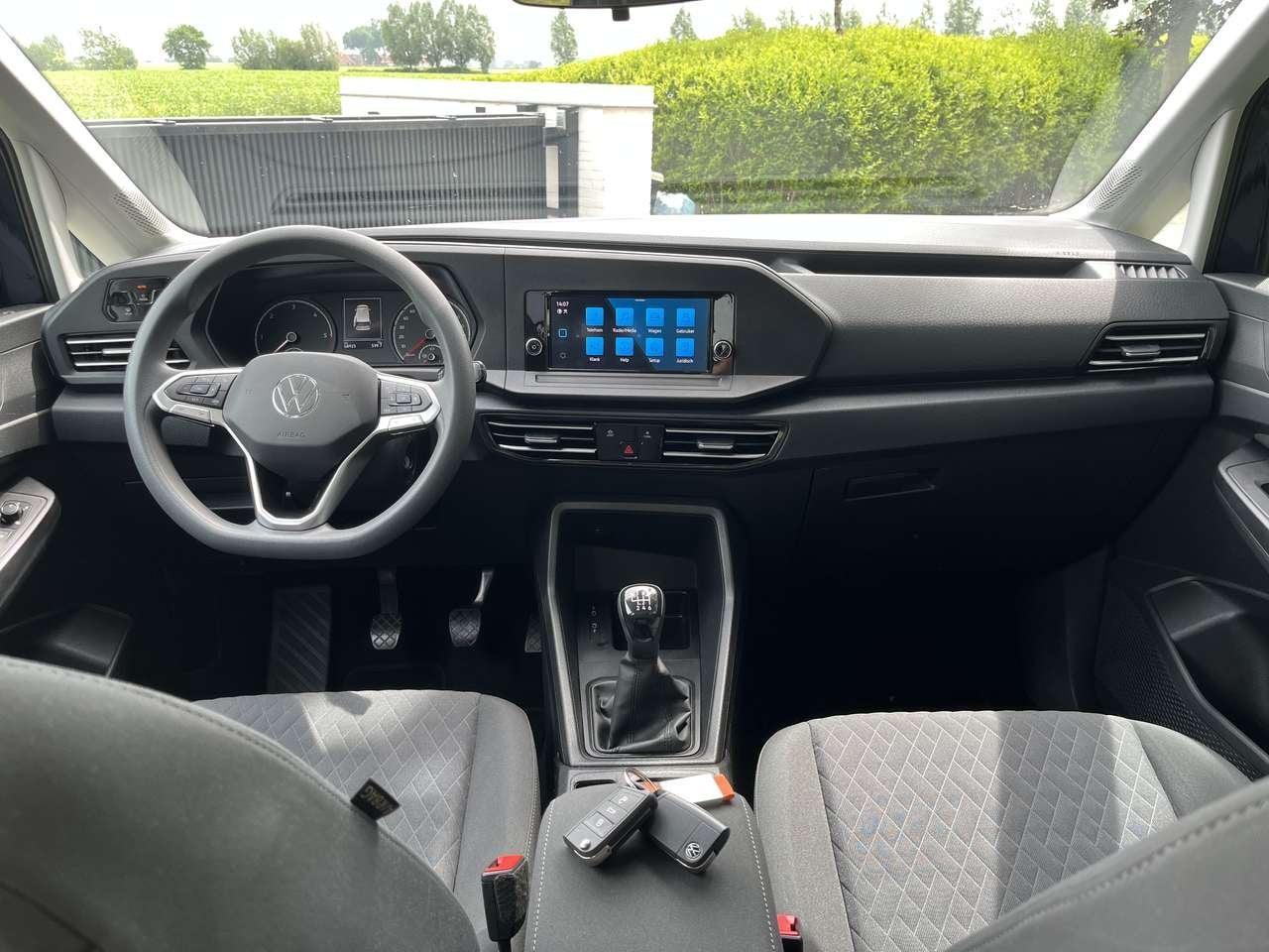 Volkswagen Caddy 2.0 TDi/1eignr/68900km/Cruise/Clima/Pdc/Ha, Auto's, 0 kg, 75 kW, Monovolume, Zwart