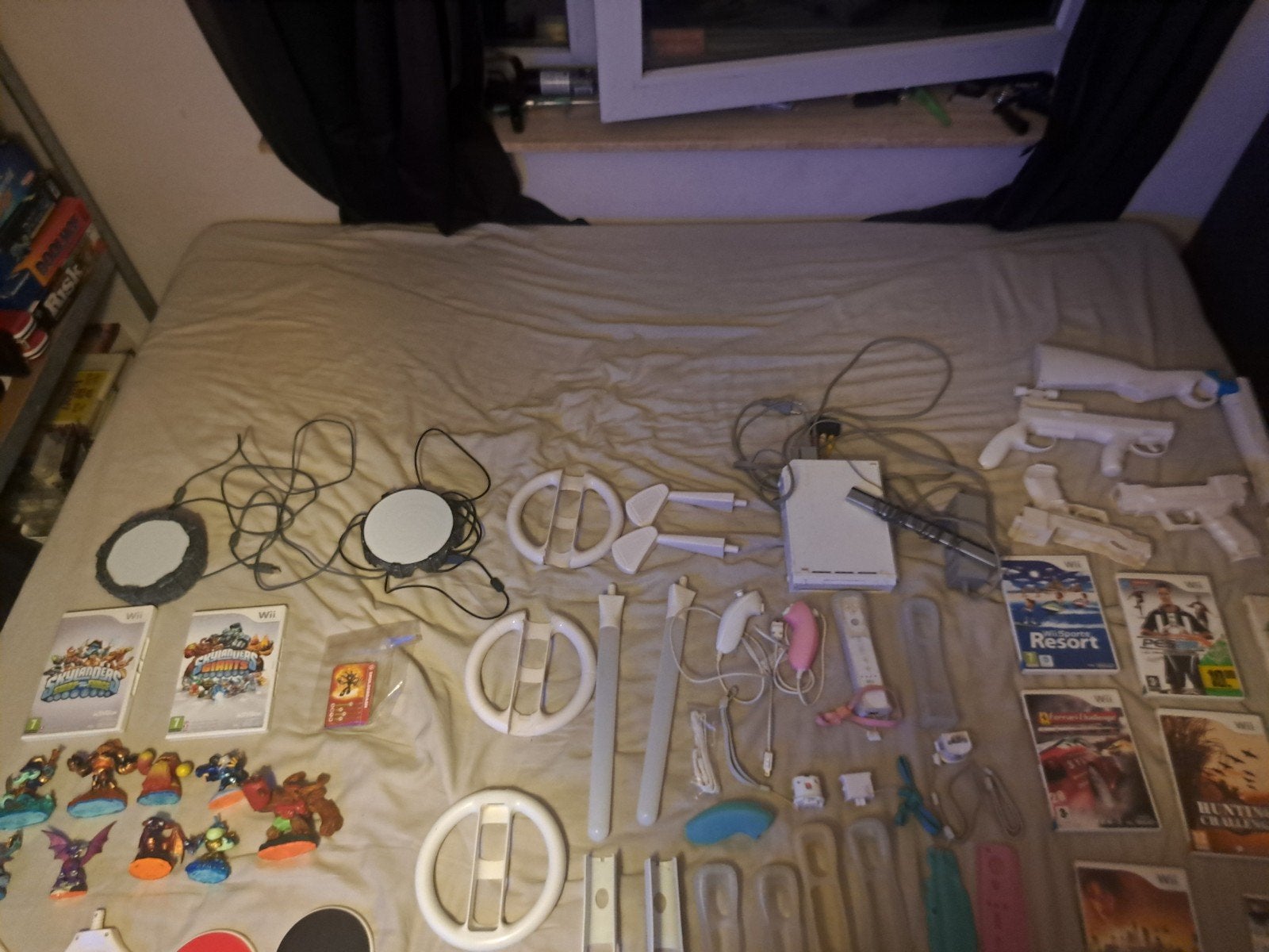 witte wii, Ophalen, Gebruikt, Met 1 controller, Met games