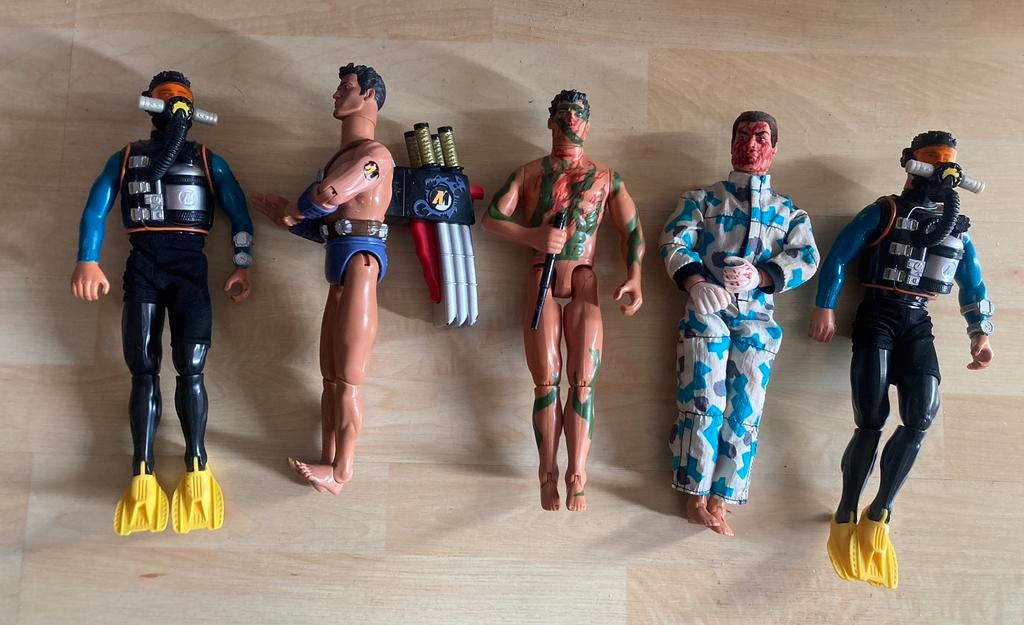 Lot Action Man figurines, Enlèvement ou Envoi, Utilisé