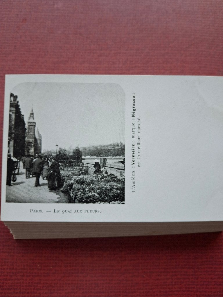 Antieke postkaarten Paris 'Amidon Vermeire' Hamme, Ophalen of Verzenden, Voor 1920, Ongelopen, Frankrijk
