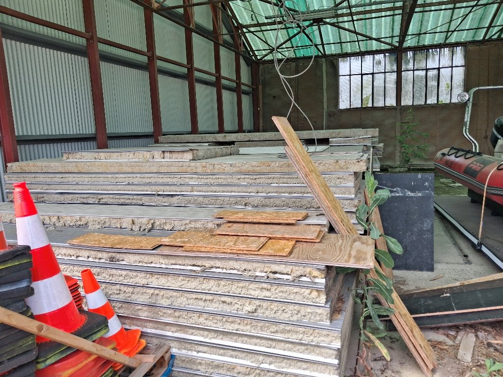 Sandwichpanelen, Bricolage & Construction, Plaques & Panneaux, Enlèvement, Utilisé