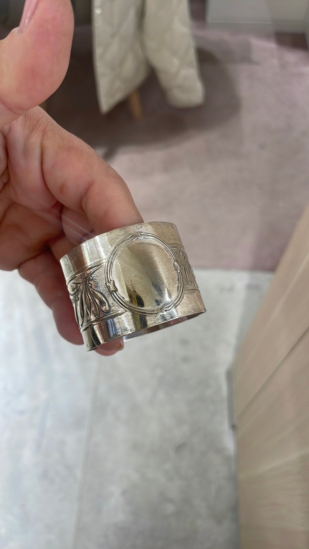 Serviet ring, Gebruikt, Overige typen, Vintage, Ophalen of Verzenden