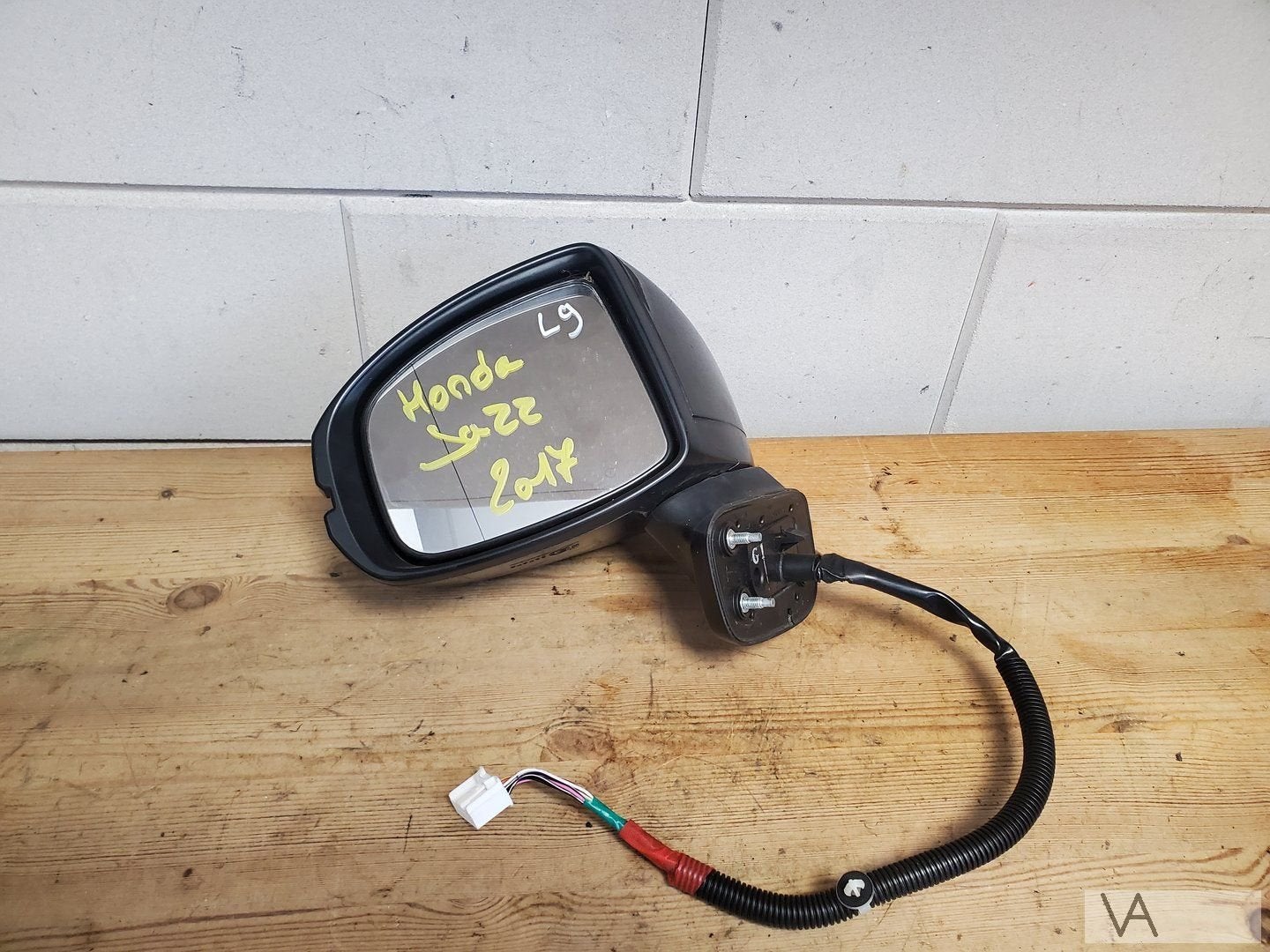 Honda Jazz 2015 - 2020 spiegel links zwart 9 draden €150, Honda, Gebruikt, -, -