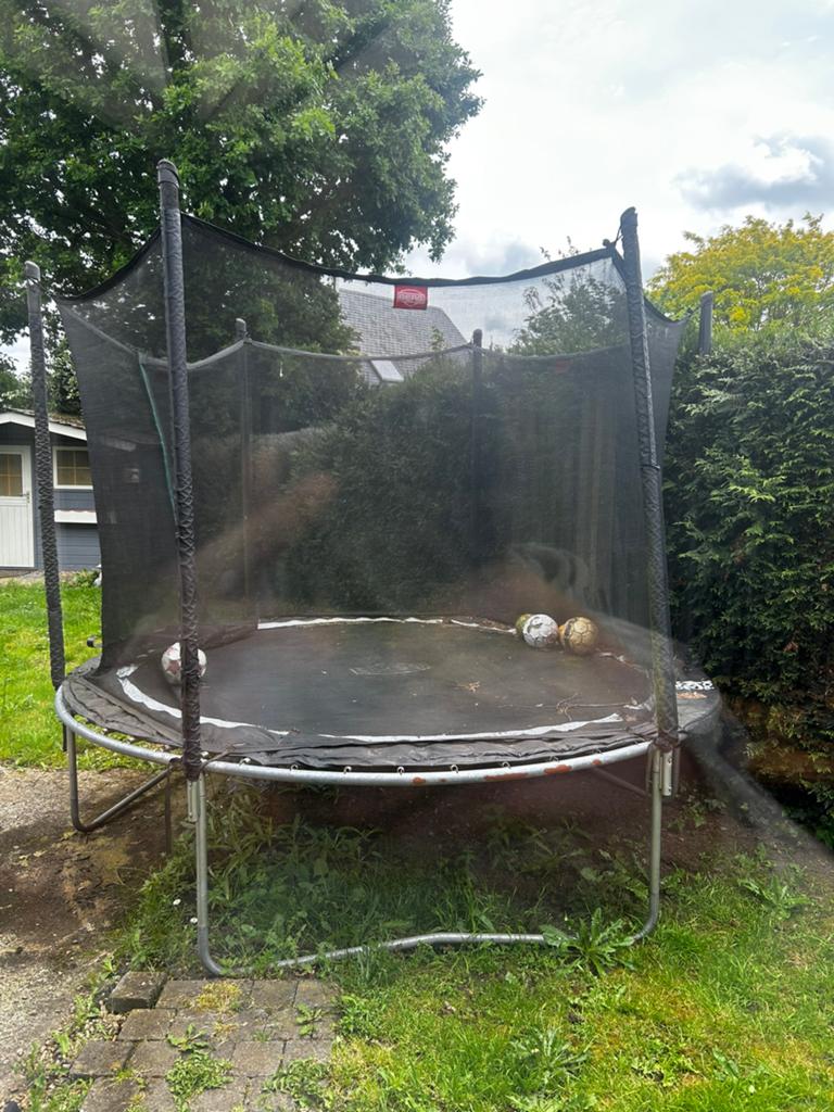 Trampoline, Ophalen, Gebruikt