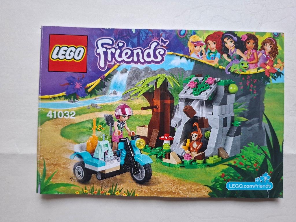 LEGO friends 41032 First Aid Jungle Bike, Ophalen of Verzenden, Gebruikt, Complete set, Lego
