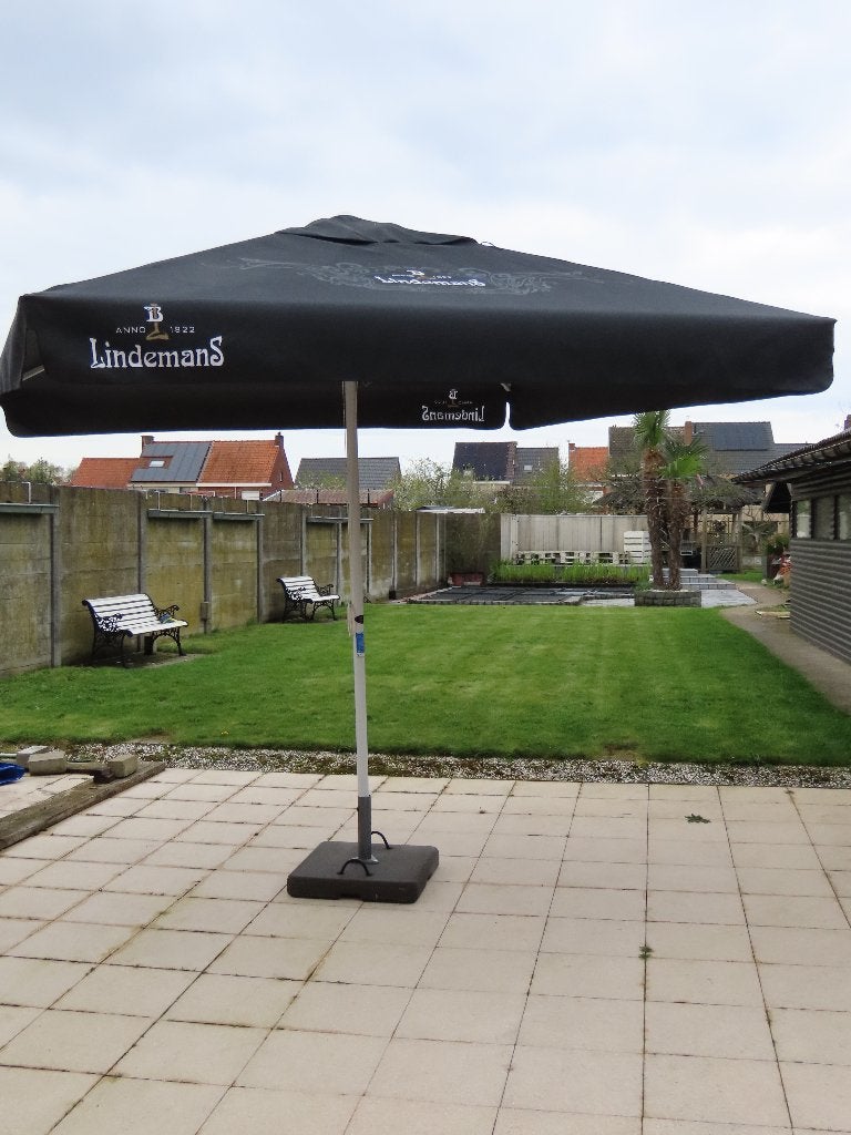 Parasol Lindemans 3x3 M, Tuin en Terras, Parasols, Ophalen, Zo goed als nieuw