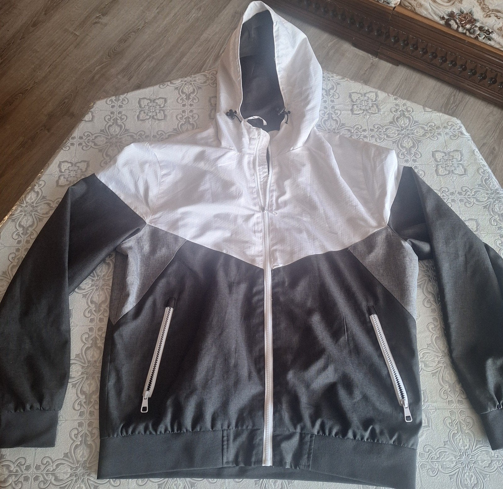 Jas, Ophalen, Maat 52/54 (L), Fbn, Wit
