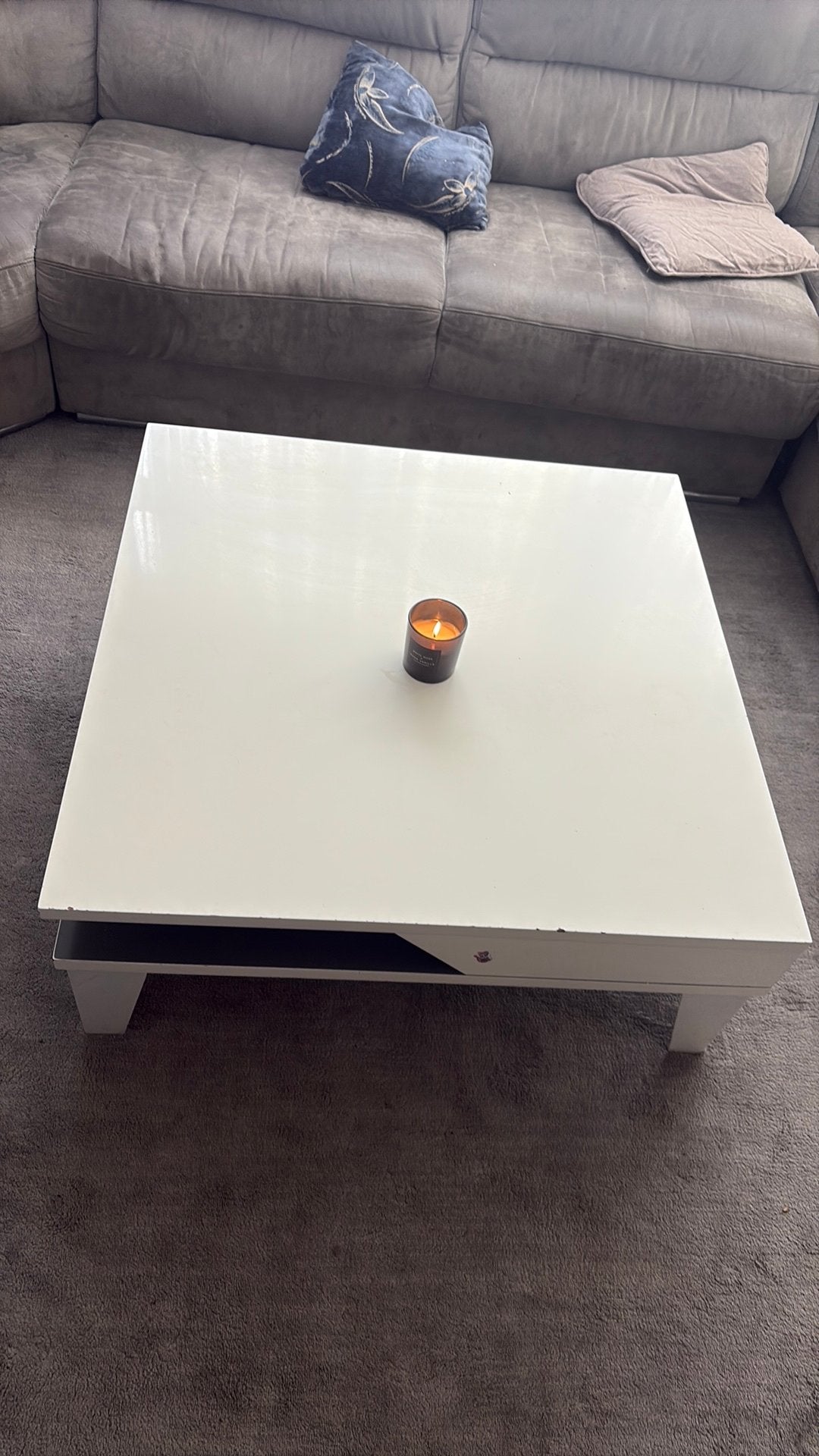Witte salontafel, Ophalen, Gebruikt