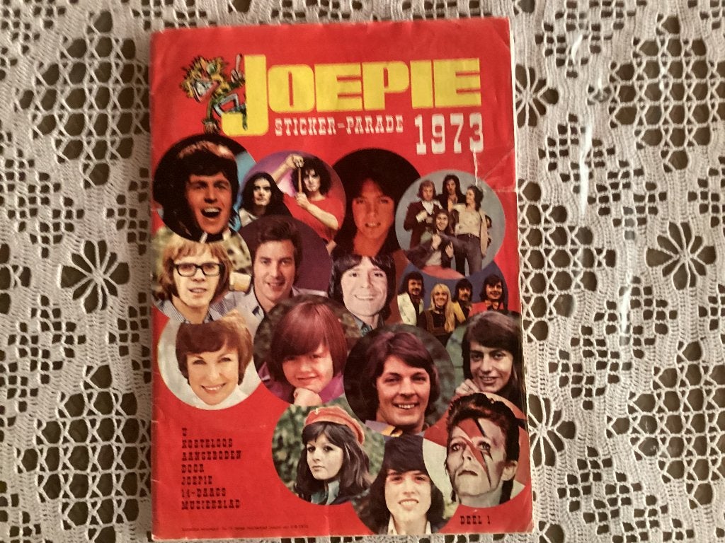 Zeer moeilijk boek JOEPIE sticker-parade 1973 volledig, Ophalen of Verzenden, Gebruikt, Sticker