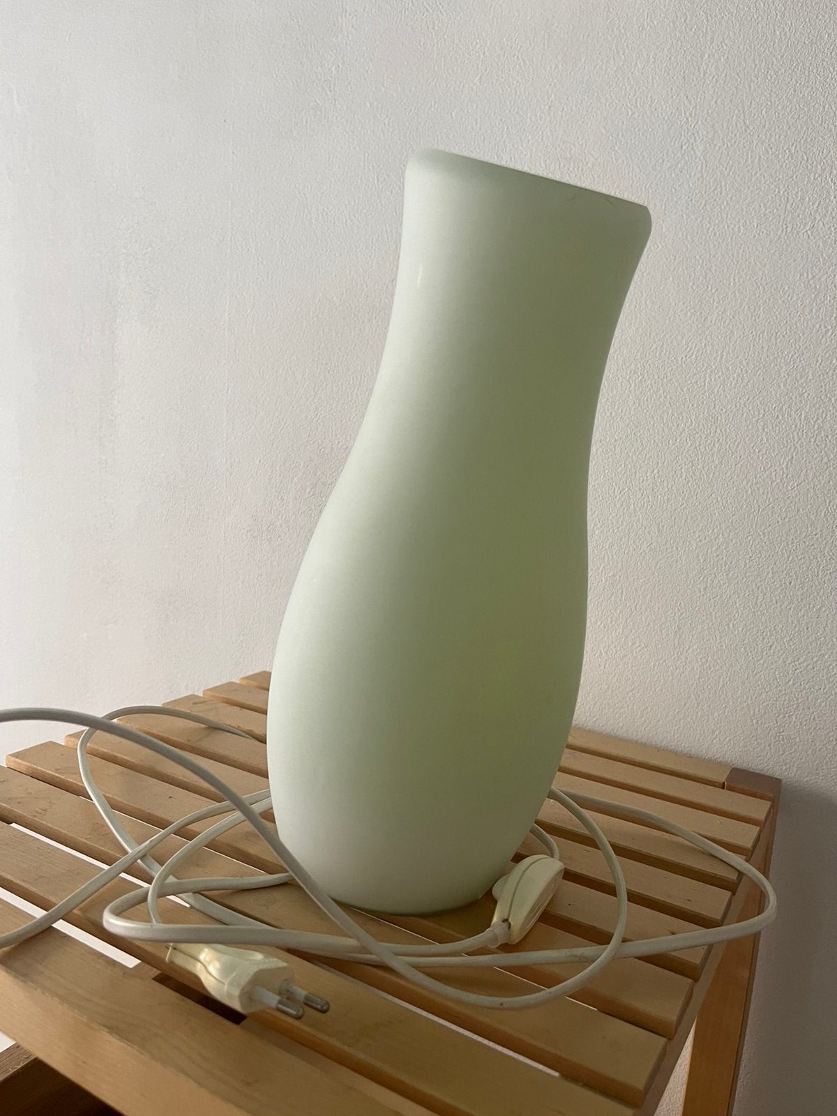 Vintage IKEA tafellamp „Mylonit“, Vert, 27 cm, Comme neuf, Verre