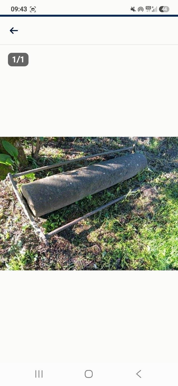 Rouleau de jardin en pierre, Jardin & Terrasse, Outils à main, Enlèvement