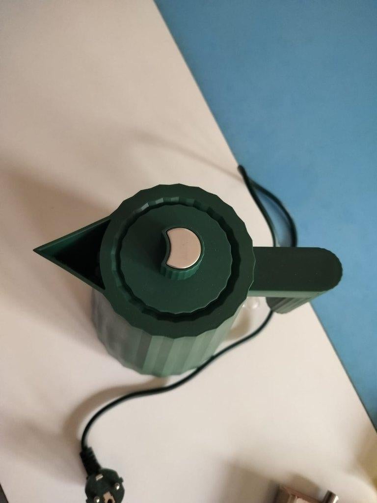 Alessi Plissé Waterkoker 1L Groen, 1 tot 2 liter, Ophalen, Nieuw