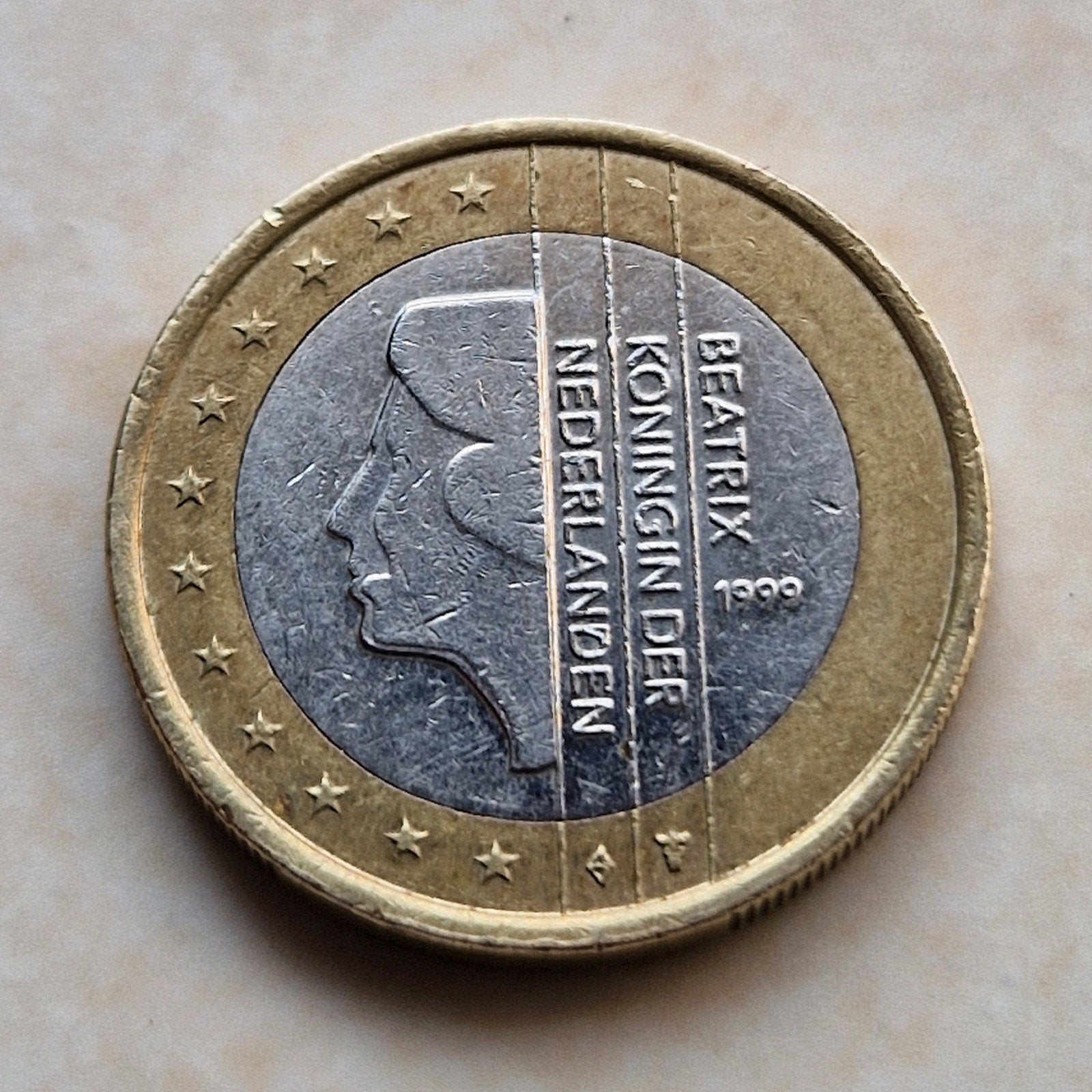 1999 Netherlands , 1 Euro Coin, Ophalen of Verzenden, 1 euro