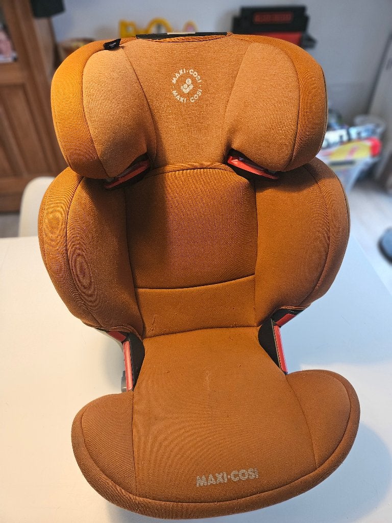 Rodifix airprotect autostoel isofix (cognac kleur), Ophalen, Gebruikt, 15 t/m 36 kg, Verstelbare rugleuning