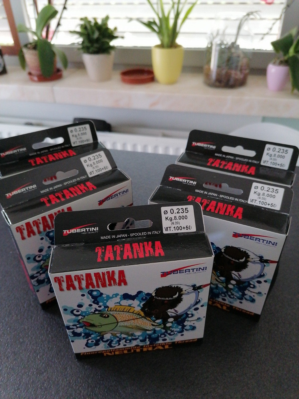 5 spoelen tubertini draad tatanka 0.235mm. NIEUW, Ophalen of Verzenden, Nieuw