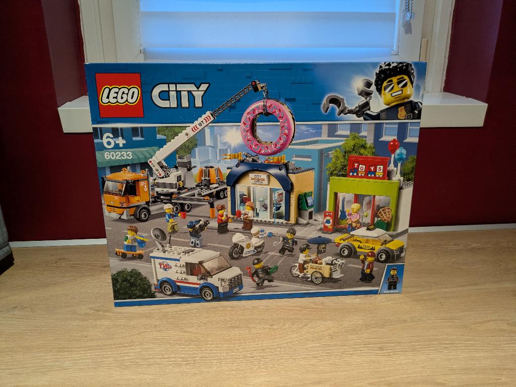 LEGO 60233 City - L'ouverture du magasin de donuts - neuf, Ophalen, City, Lego, Nieuw