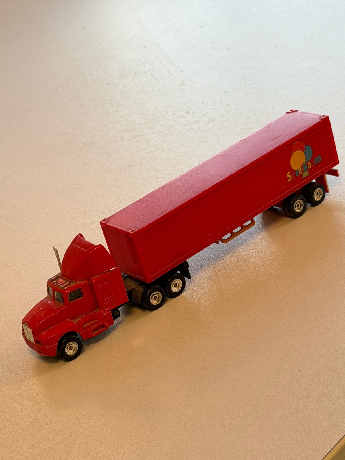 Camion Speelboom vintage avec modélisme de remorque, Enlèvement ou Envoi, Comme neuf, Bus ou Camion