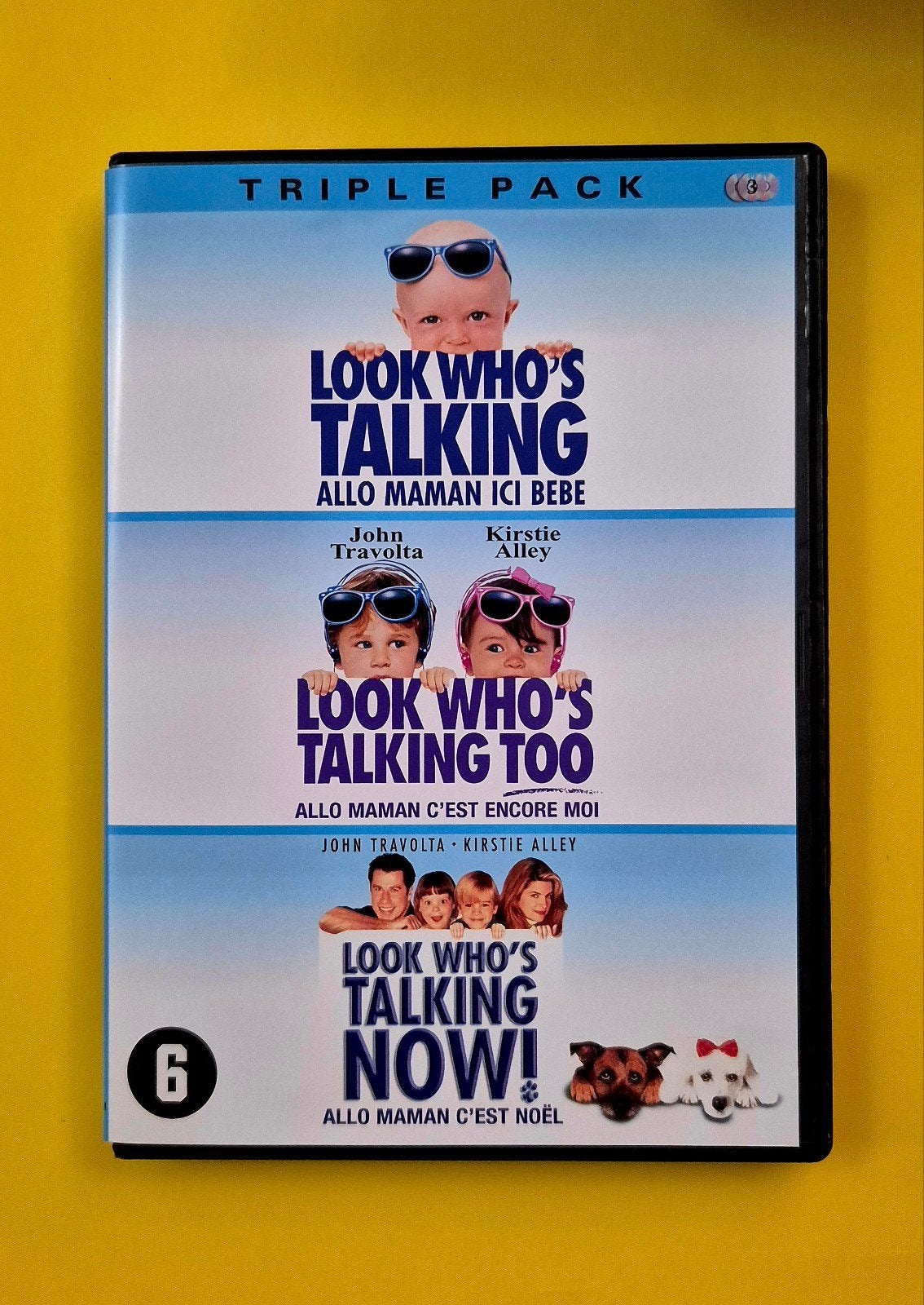Coffret 3x DVD 📀 Trilogie Allo maman ici bébé 1989 V, Cd's en Dvd's, Dvd's | Komedie, Zo goed als nieuw, Actiekomedie, Vanaf 6 jaar