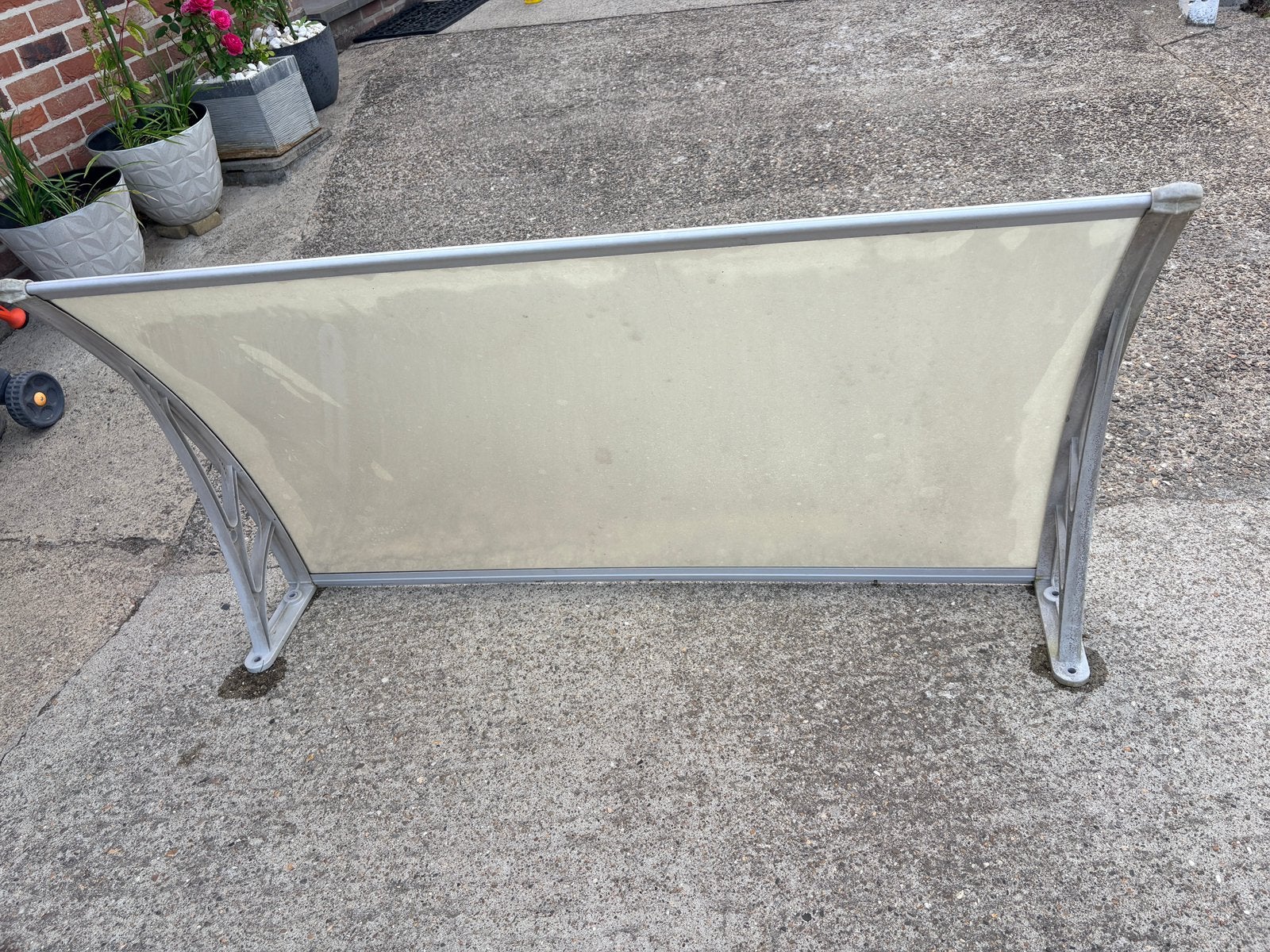 Polycarbonaat Afdak Luifel Deurluifel Voordeur, Tuin en Terras, Hangmatten, Ophalen, Gebruikt, Meerpersoons, Met standaard