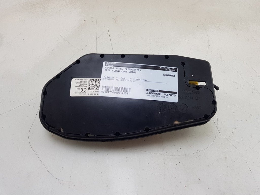 AIRBAG SIEGE Opel Corsa E (01-2014/06-2019) (|96853002|), Utilisé, Opel