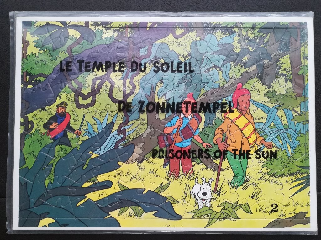 Puzzel van Kuifje (Zeldzame antieke ruitpuzzel uit 1970), Ophalen of Verzenden, Nieuw