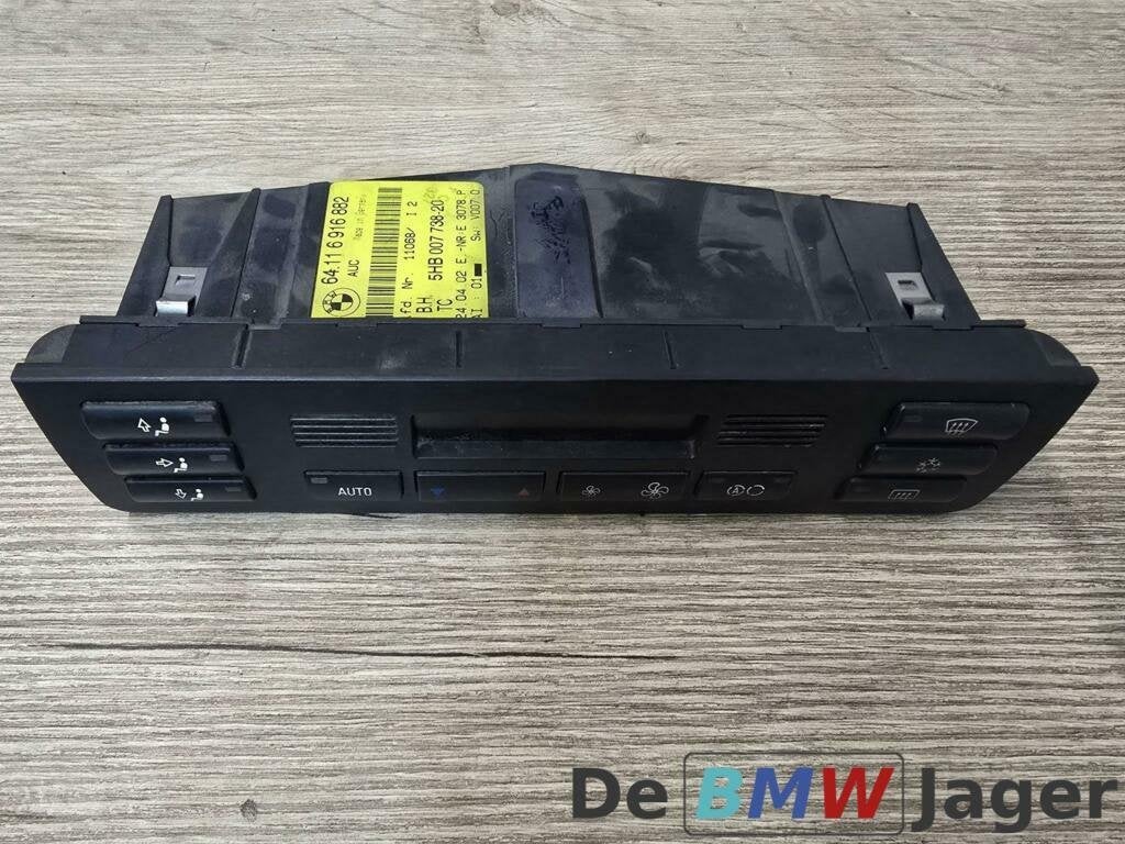 Bedieningspaneel verwarming airco BMW E46 64116916882, Enlèvement ou Envoi, Utilisé, BMW, BMW