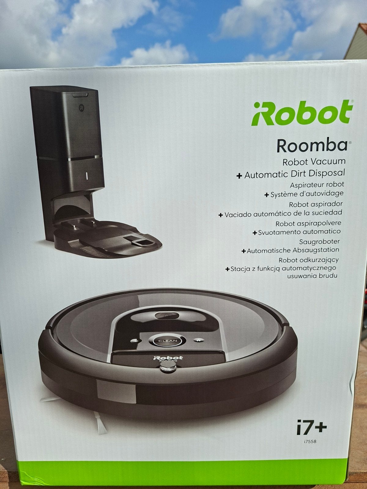 robotstofzuiger, Electroménager, Aspirateurs, IRobot, Sac à poussière, Comme neuf, Enlèvement