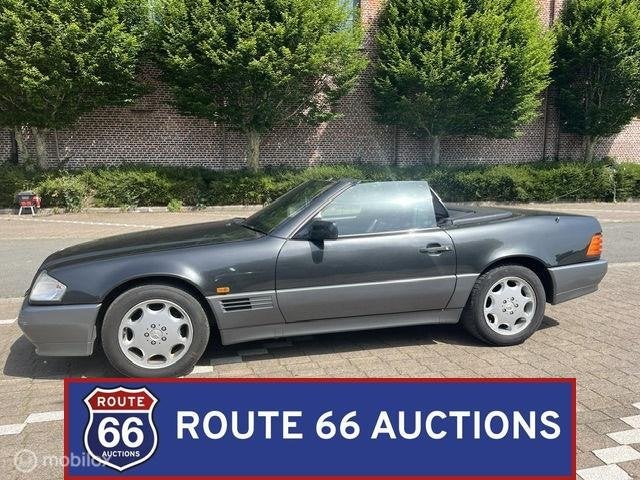 Mercedes-Benz 280 SL | 1995 | Route 66 Auctions, Auto's, Zwart, Mercedes-Benz, Bedrijf, Handgeschakeld